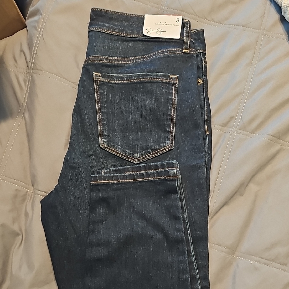 Jessica Simpson Blue Straight Leg Jeans